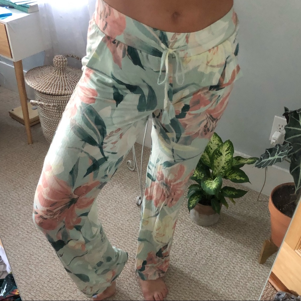 Floral print pant